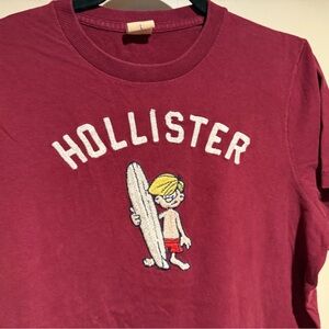 Vintage Y2K single stitched Hollister surfer tee t-shirt embroidered surfer